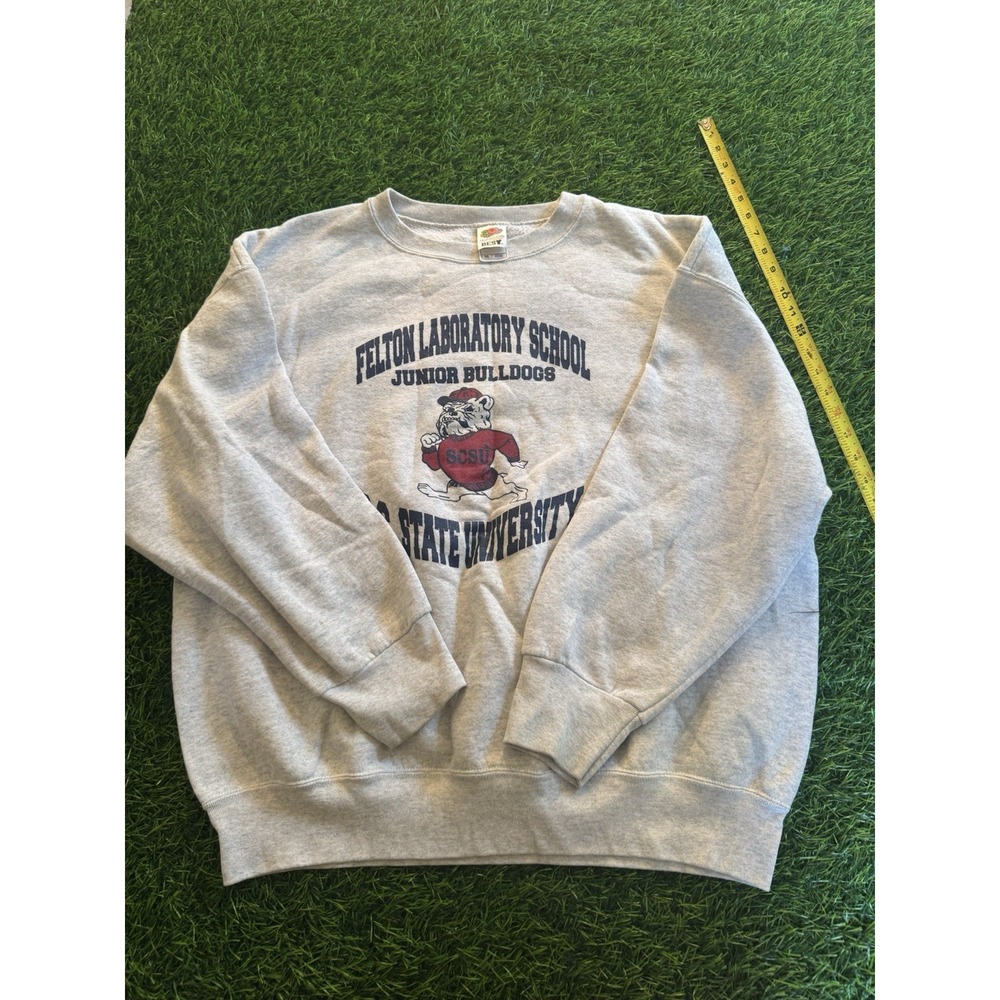 Vintage 90s USC Gray Sweater Size 2XL SC State